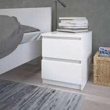 2 drawer nightstand plans, panels using lumber i finally did whats even better is standered shock drawer nightstand from. Tvilum Laguna 2 Drawer Nightstand White High Gloss Walmart Com Walmart Com