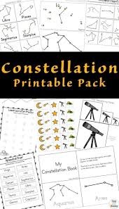 Constellation Printable Pack In 2020 Homeschool Astronomy Astronomy Lessons Space Activities For Kids