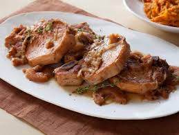 Scopri ricette, idee per la casa, consigli di stile e altre idee da provare. Asian Brined Pork Loin With Gingered Yams And Five Spice Apples Recipe Ming Tsai Food Network