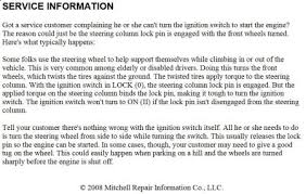 Ask your wife to aggressively try to turn the steering wheel one way while attempting to turn the key in the ignition. 1997 Honda Accord Steering Wheel Will Not Unlock