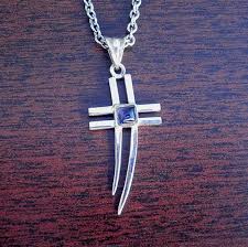 Cross Necklace Men Sterling Silver Ccross Pendant Tourmaline Etsy Sterling Silver Cross Pendant Silver Cross Pendant Sterling Silver Cross