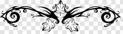 It is not particularly a leaf, but some lines have been entwined with each this is a tribal leaf design completed with a little star tattoo in the end. Tattoo Artist Leaf Tribal Transparent Png