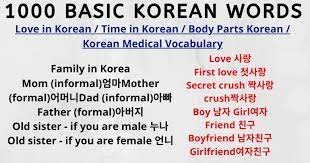 For now, don't even think about words or grammar or anything until you can read and pronounce korean letters and syllables. 1000 Most Common Korean Words Learn Korean