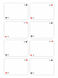 Blank game cards for customization pick a game card size to get started: 10 Best Blank Playing Card Printable Template For Word Printablee Com