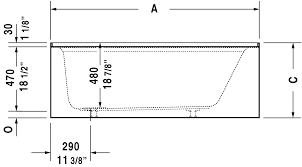 Jacuzzi bathtubs user manuals download | manualslib download 142 jacuzzi bathtubs pdf manuals. Architec Bathtub With Panel Height 19 1 4 700354 Duravit