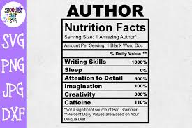 Blank nutrition label template word make your own nutrition label in 2020 nutrition facts label nutrition facts design nutrition labels from i.pinimg.com. Author Nutrition Facts Svg Author Svg Writer Svg 949504 Cut Files Design Bundles