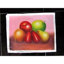 200 gambar buah buahan dengan pensil hd terbaru infobaru. C100 Lukisan Buah Apel Pear Dan Jambu Shopee Indonesia