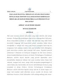 Manusia tidak dapat hidup sendiri, dia selalu hidup di. Hak Asasi Manusia Malaysia Pdf