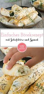 Turkisches Borek Mit Schafskase Und Spinat Backen Macht Glucklich Rezept Turkisches Essen Rezepte Rezepte Borek Mit Schafskase