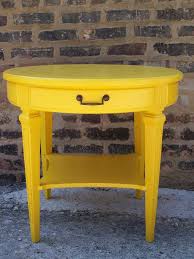 This Is A Really Neat Round Table Perfect For Your Living Room Bedroom Or Any Room That Needs Cheer This Vint Furniture Painted Furniture Furniture Makeover