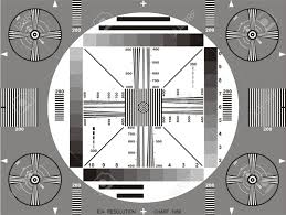 Television Test Card Or Pattern Tv Resolution Test Charts