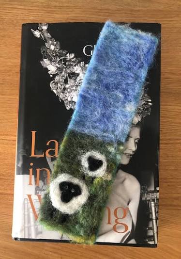 Handmade needle felted bookmark -Sheep