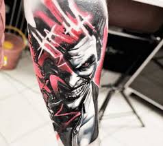 Photo Joker Tattoo By Jakub Hanus Photo 16774 Joker Tattoo Joker Tattoo Design Tattoos