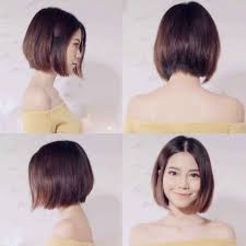The wispy chopped haircut is the coolest short korean hairstyle. Hairstyles Korean Short Bob Hairstyles 2018