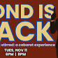 SHAKEN, NOT STIRRED: A Cabaret Experience - 6PM SHOW event image