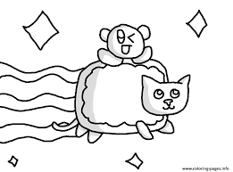Click the nyan cat 1 coloring pages to view printable version or color it online (compatible with ipad and android tablets). Nyan Cat With Baby Nyan Cat Coloring Pages Printable