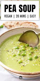 Pea Soup With Mint Recipe Vegetarian Recipes Healthy Pea And Mint Soup Vegan Soup Recipes