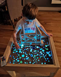Art Light Activity Wood Table Desk For Kids Etsy Light Activities Activities For Kids Indoor Activities For Kids