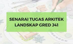 Jabatan senibina telah ditubuhkan pada tahun 2002. Senarai Tugas Arkitek Landskap Gred J41 Jawatan Kosong