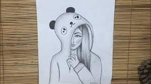 Ruang belajar siswa kelas 6 anime drawings with hoodie. How To Draw A Girl Wearing Hoodie For Beginners Easy Pencil Sketch Drawing Pencil Art Youtube