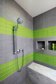 Love The Layout And The Grey But The Green Is Just Too Much Contemporary Bathroom By Trg Architects Green Bathroom Lime Green Bathrooms Green Bathroom Colors