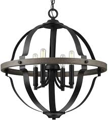 Find many great new & used options and get the best deals for milford four light foyer pendant finish: Progress P500278 031 Lockhart 4 Light 20 Inch Matte Black Foyer Pendant Ceiling Light
