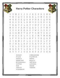 One rather fascinating thing about the harry potter series is that many of the characters have names that reveal a lot about who they are and what their story is. Harry Potter Character Name Word Search By Professor Klutz S Teacher Corner