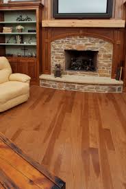 4 Solid Hickory Hardwood Floor And Fireplace Mantle With Maple Surround Panel Hardwood Floors Birch Floors Hickory Hardwood Floors