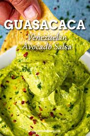 Guacamole Venezuelien Guasacaca In 2020 Guacamole Recipe Creamy Salsa Avocado Salsa