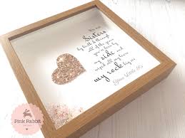 Engraved photo frames make gifts which will be held and shown for many years and as all of our frames are of the highest quality they'll last too. Sisters My Rock Frame Personalised Frame Pink Rabbit Designs