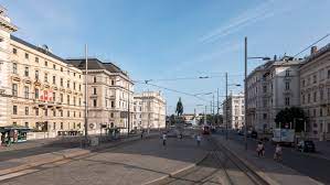 Travelling south, the street, schwarzenbergstraße. Schwarzenbergplatz Wikipedia