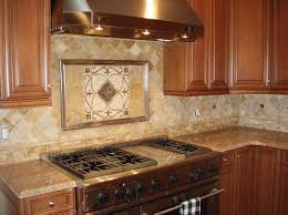 decorative backsplash behind stove with
