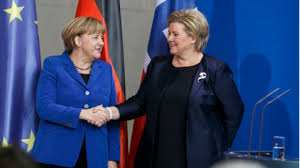 Photo by alexander shcherbak/tass/sipa dubbed norway's angela merkel, solberg was elected to a second term in 2017 after steering the country. Lack Of Jobs Dangerous Solberg Warns Merkel The Local