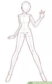 If you want to draw your favorite anime character or even one of your own, designing the body can seem like a challenge. How To Draw Sailor Mars Drawing Anime Bodies Anime Drawings For Beginners Drawing People