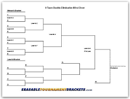 Volleyball Tournament Brackets Erasabletournamentbrackets Com