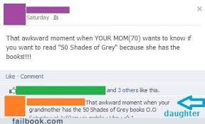 We start out with a few gray hairs, but then more come in and we get up to about 20 percent, then 30 percent, and eventually our hair is over 50 percent gray. 50 Shades Of Grey Hair Failbook Failing On Facebook