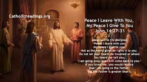 Peace I Leave With You My Peace I Give To You John 14 27 28 Bible Verse Of The Day Peace i leave with you. my peace i give to you john 14