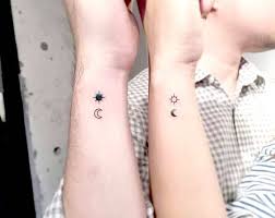 When there is color in something, it doesn't have to have more details. 110 Romantic Couple Tattoos To Honor Your Relationship