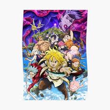 Wizardofecchi may 25 20187 deadly sins fanservice compilation seven mortal sins. Seven Deadly Sins Posters Redbubble