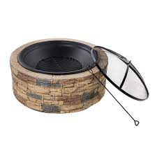 Kinger home portable propane fire pit, 52,000 btu 20 inch diameter, propane gas fire pit for camping, rv fire pit, campfire and backyard party 4.6 out of 5 stars 89 $149.99 $ 149. Sun Joe Fire Joe 35 Inch Cast Stone Fire Pit The Home Depot Canada