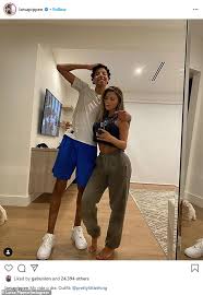 Pippen confirmed the news in a post on social media. Kim Kardashian S Friend Larsa Pippen Flaunts Her Midriff In Photo Alongside Son Preston Daily Mail Online