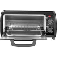 Black Decker 4 Slice Toaster Oven To1412b 1 Black Walmart Com Toaster Oven Black And Decker Toaster Toaster