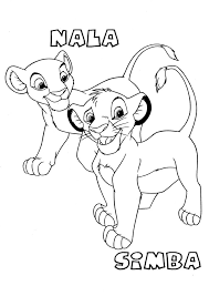 The majestic lion king mufasa has a heir simba. Lion King Coloring Pages Nala