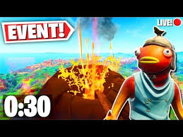Full nexus + volcano eruption live event gameplay in fortnite. Reacting To The Fortnite Live Volcano Event Fortnite Loot Lake Cube Event Youtube