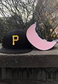 New Era Pittsburgh Pirates Mens Black Qt Pink Undervisor 59fifty Fitted Hat In 2021 Fitted Hats Pittsburgh Pirates Mens Hats Baseball