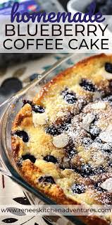 Homemade Blueberry Coffee Cake Blueberry Coffee Cake Coffee Cake Recipes Easy Buttermilk Recipes