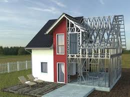 How To Build A Steel Framed House Www Rotarex Ro Steel Frame House Steel House Metal Buildings
