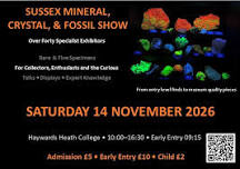 Sussex Mineral, Crystal & Fossil Show