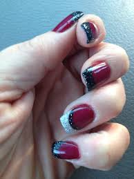 Black And Red Acrylic Nails Ideas Pin By Julie Shelly On Nail Designs Black Acrylic Nails Beautiful Nail Art Makeup Nails