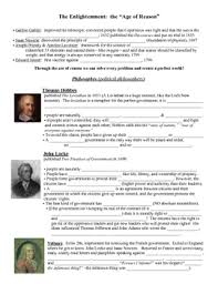 This is a list of intellectuals from the age of enlightenment. Enlightenment Philosophers Activity Worksheets Tpt